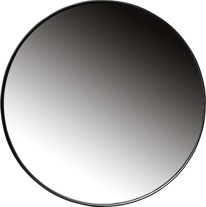 Woood Spiegel Doutzen zwart rond 80 (Ø 80 cm)