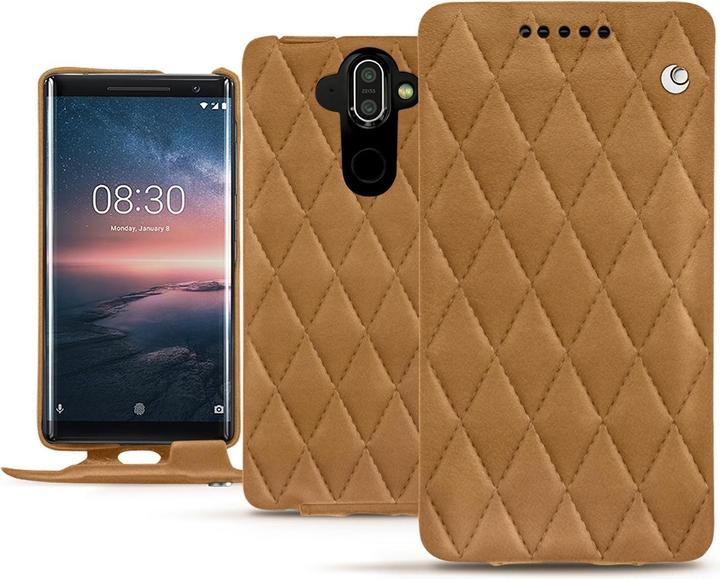 Actual product image Noreve Leather cover vertical (Nokia 8 Sirocco)