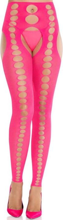 Leg Avenue - Calze coprenti senza strappi e senza cuciture Rosa neon