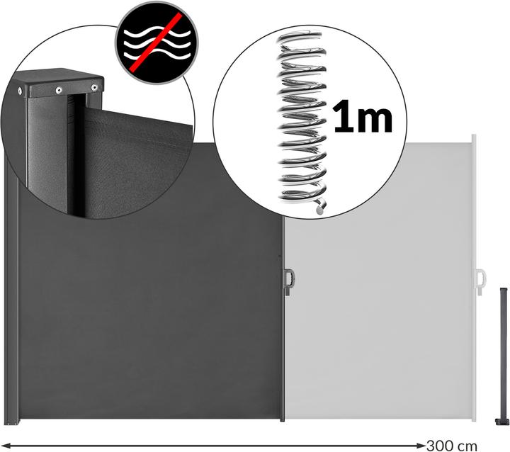 Image du produit Casaria Store latéral (3 m)