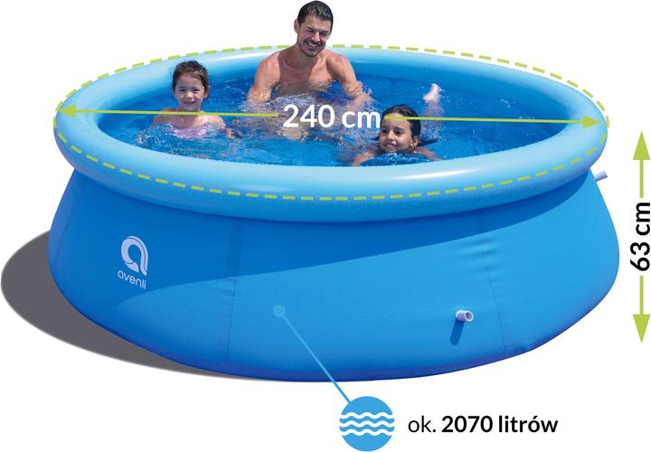 Actual product image Avenli Round Pool (Ø 240 x 63 cm)