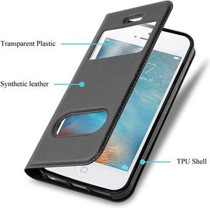 Productafbeelding Cadorabo Boek met Uitzicht Dubbele Raambedekking (Apple iPhone 5)