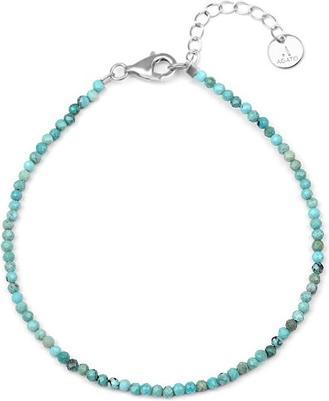 Agato Mineral Bracelet With Turquoise Hubei Pol-B18/21l