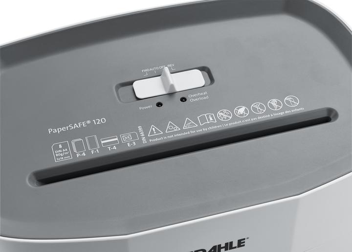 Actual product image Dahle PaperSAFE PS120 P4 oil- & maintenance-free (Particle cut)