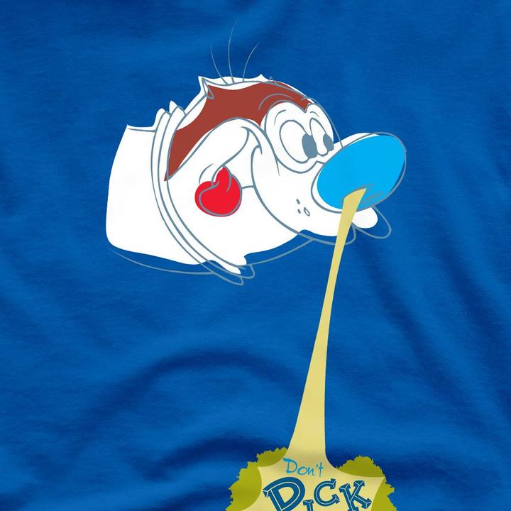Actual product image Ren & Stimpy Mens Don't Pick At Me! T-Shirt (L)