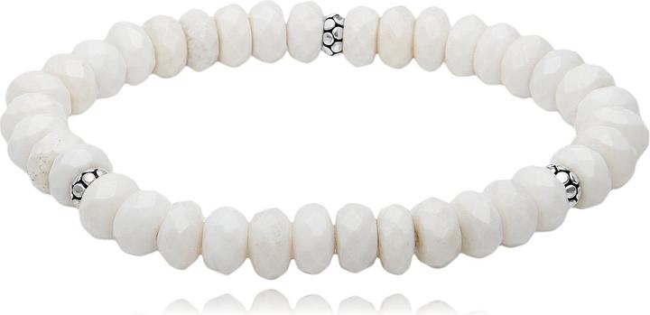 Produktbild Leyda Jade Armband mit Silber 925 (19 cm, Silber 925, Stein)