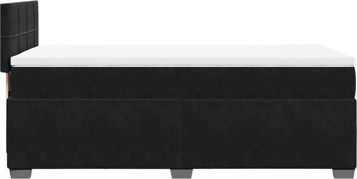 Produktbild VidaXL Bo x springbett mit Matratze 90 x 190 cm Samt (90 x 190 cm, 90 x 190 cm)