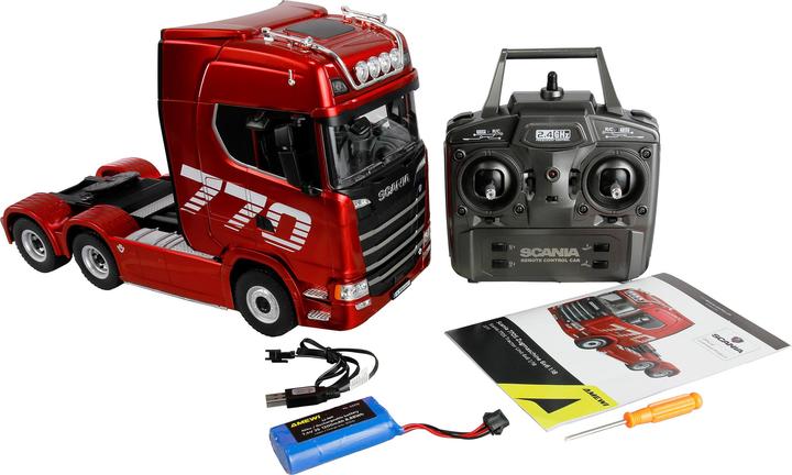 Produktbild Amewi Scania 770 S Zugmaschine 6x4 1:18 RTR rot (RTR Ready-to-Run)
