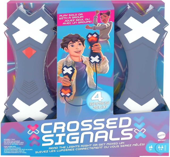 Produktbild Mattel Games Crossed Signals (Deutsch, Englisch, Französisch, Italienisch, Niederländisch, Spanisch, Portugiesisch, Polnisch, Russisch, Griechisch, Arabisch)