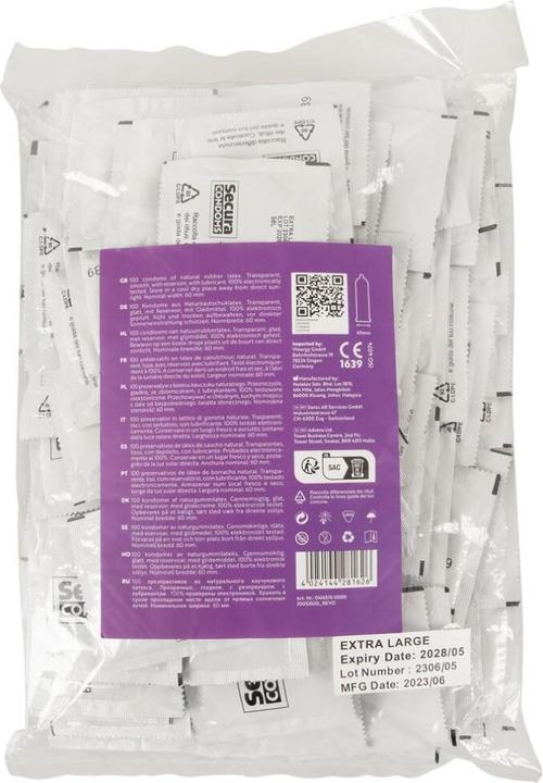 Produktbild Secura Extra Large (100 Stk.)