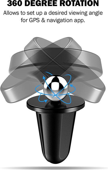 Immagine prodotto Crong Supporto magnetico Smart CRG-CH1-BLK per auto