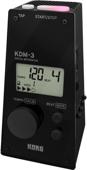 Actual product image Korg Metronome KDM-3 Digital with 19 time signatures Black with cloth