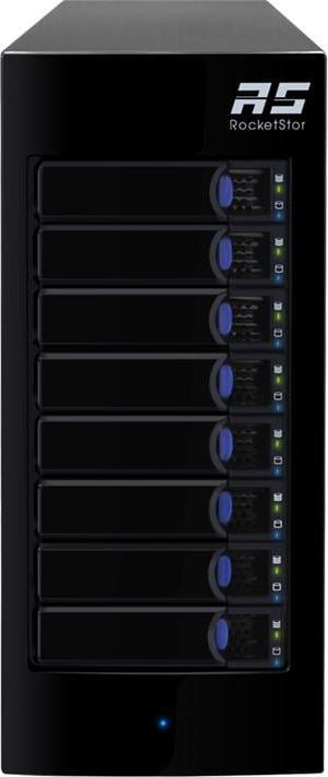 Actual product image HighPoint RocketStor 6418AS - Hard disk array - 8 bays (SATA-600 / SAS-2) (2.5", 3.5")