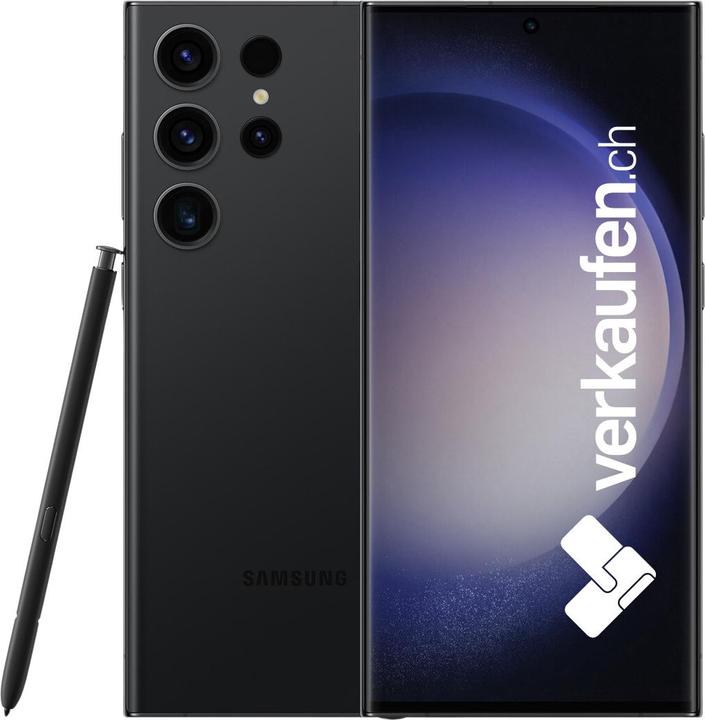 Produktbild verkaufen.ch Galaxy S23 Ultra 5G (256 GB, Phantom Black, 6.80", 12 Mpx, Dual SIM, A / Wie neu)