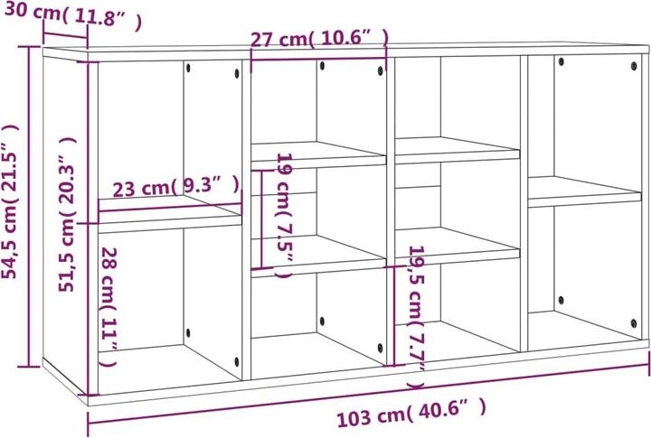 Image du produit VidaXL Damari (103 x 30 x 54,5 cm)