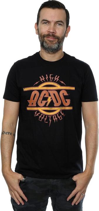Produktbild AC/DC High Voltage Distressed Logo TShirt (M)