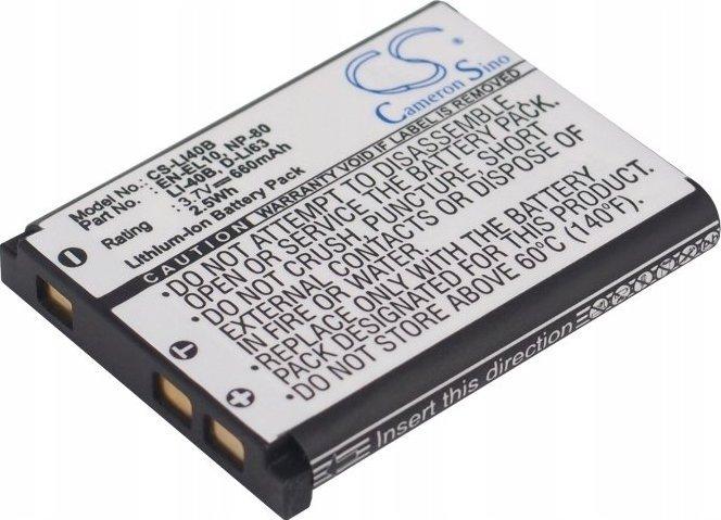Produktbild CS Cameron Sino Akumulator Bateria Li-40b Li-42b Do Olympus / Canon /Agfa / Pentax / Casio / Cs-li40b (Kamera Akku)