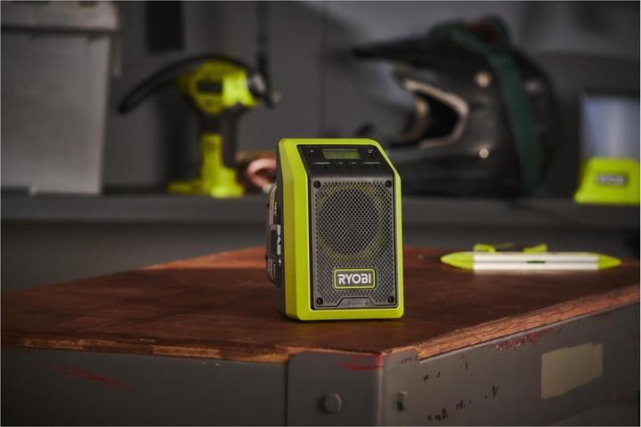 Actual product image Ryobi RRDAB18-0 18 V ONE+ cordless Bluetooth radio, DAB/DAB+ Fun (AM, FM, DAB, Bluetooth)