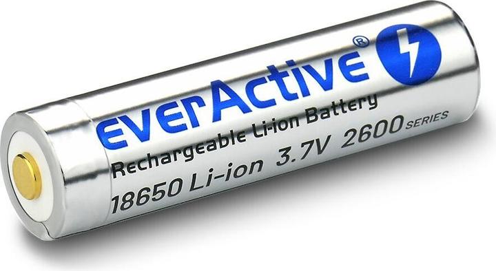 Immagine prodotto Everactive ACCUMULATORE 18650 3 7V LI-ION 2600MAH MICRO USB Z ZABEZPIECZENIEM BOX EV18650-2 (1 pz., 18650, 2600 mAh)