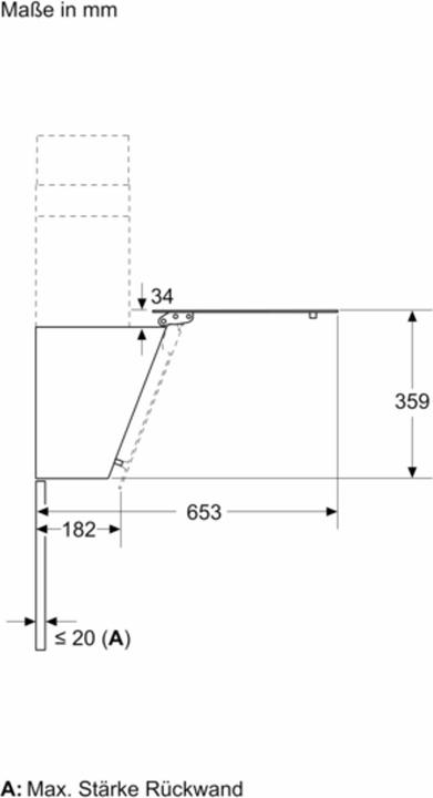 Produktbild Bosch Hausgeräte Serie 2 DWK65DK60 (Wandhaube)