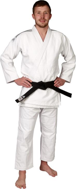 Produktbild adidas Judo-Anzug "Contest" weiss/silberne Streifen, J650 (170)