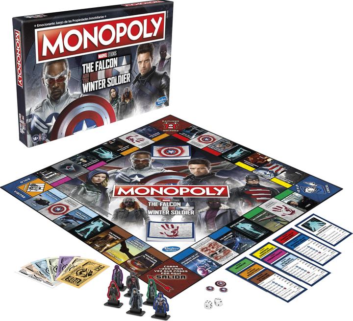 Immagine prodotto Monopoly Marvel Studios - The Falcon and the Winter Soldier Edition (Inglese)