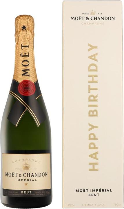 Immagine prodotto Moët & Chandon Cofanetto regalo Moet & Chandon Happy Birthday in edizione limitata (1 x 75 cl)