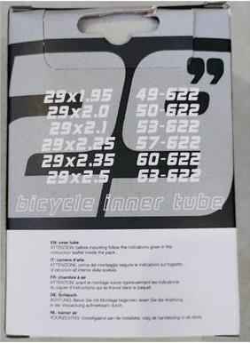 Actual product image Vittoria Inner Tube MTB Presta 48mm (Presta (SV), 29", 48 mm)
