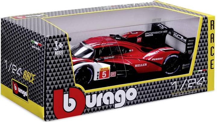 Immagine prodotto Bburago Modellino di Porsche 963 LeMans '23 #5 in scala 1:24