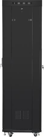 Produktbild Lanberg EINBAUSCHRANK RACK STEHEN 19" 42HE 600X600 SCHWARZ PERFORIERTE TÜR LCD (FLAT PACK) V2 (42 HE, 19 Zoll Rack)