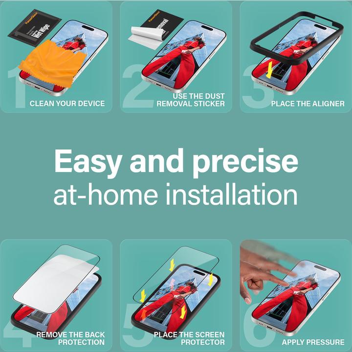 Image du produit PanzerGlass SAFE. (1 pièce(s), Apple iPhone 16, Apple iPhone 15)
