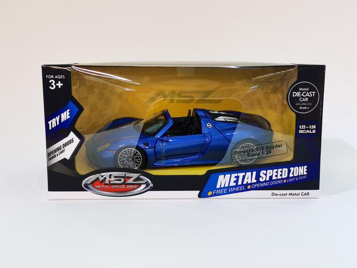 Actual product image MSZ Die-cast model Porsche 918 Spyder scale 1:24
