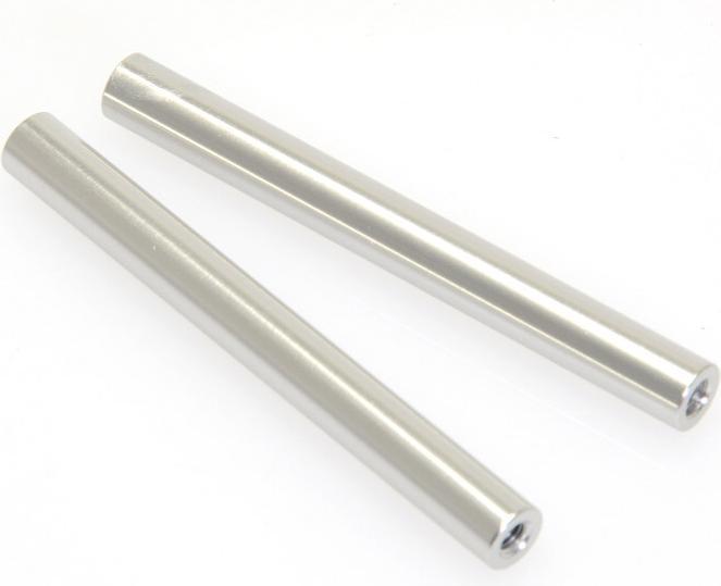 Actual product image Cistron M3x57mm Threaded Aluminum Link (silver), 2pcs