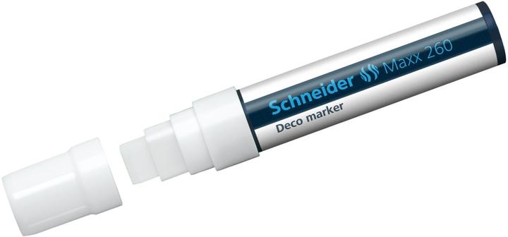 Actual product image Schneider Maxx 260 chalk pen (e) (White, 15 mm, 1 x)