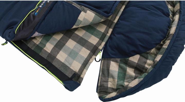 Produktbild Outwell Schlafsack Camper Lux «L» Caramel-Teal, Links (235 cm)