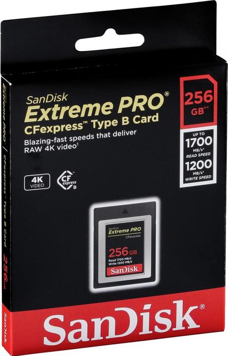 Produktbild SanDisk Extreme Pro (256 GB, CFexpress Typ B)