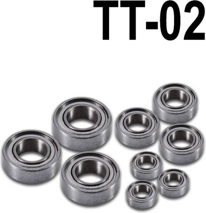 Reely Set de roulements à billes pour châssis Tamiya TT-02