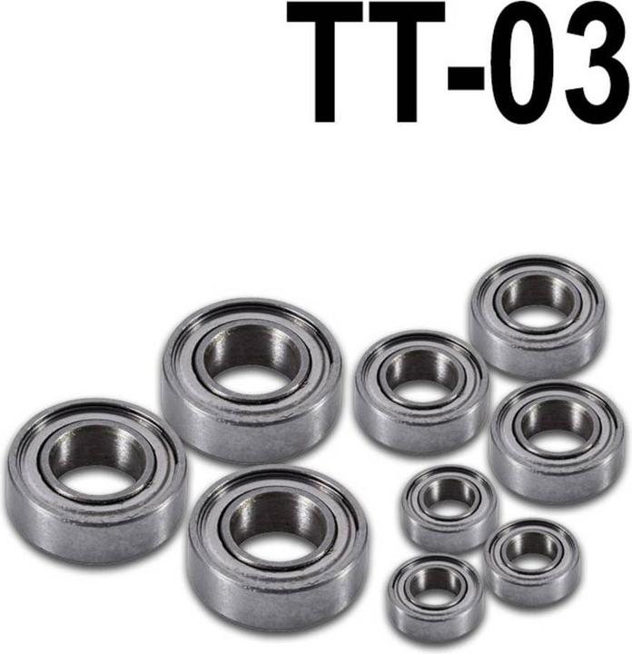 Produktbild Reely Kugellagerset für Tamiya TT-03 Chassis