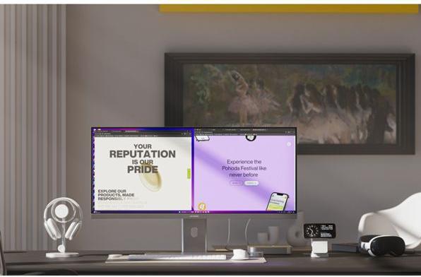 Produktbild Alogic EDGE 34 Ultrawide Monitor Space Gray (3440 x 1440 Pixel, 34")