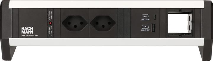 Immagine prodotto Bachmann Presa di corrente DESK 1, 2x T13, 1x USB A/C, 1x Custom (2 x, Tipo 13, USB-A, USB-C)