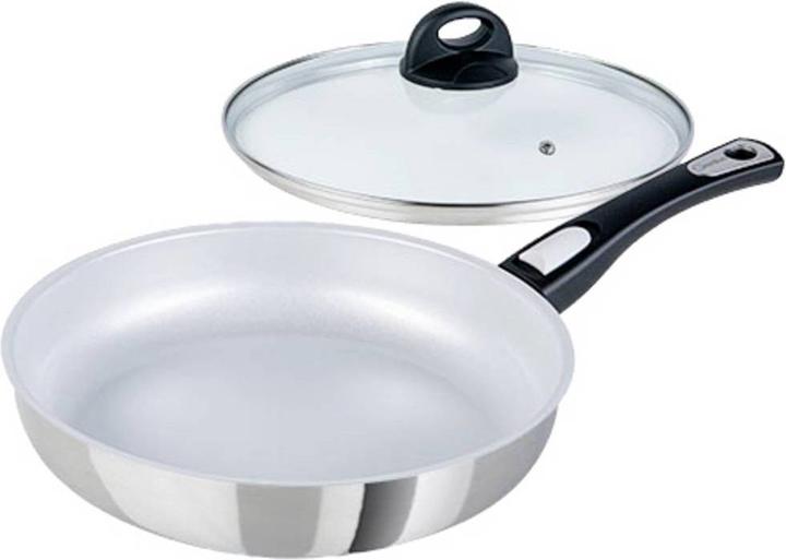 Genius Pfanne 2-tlg., Ø 28 cm (28 cm, Pfannenset + Topfset, Edelstahl)