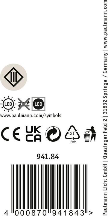Actual product image Paulmann Plug & Shine Star (160 lm, IP67)