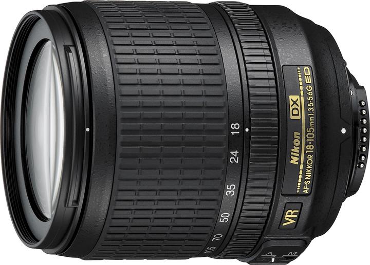Image du produit Nikon AF-S DX 18-105mm f/3.5-5.6G (UE) (Nikon DX, APS-C / DX)