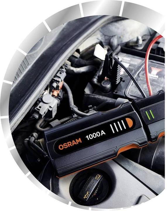 Actual product image Osram OJS020 Fast-charging lithium starter 1000A, 8000mAh (1000 A, 8000 mAh)