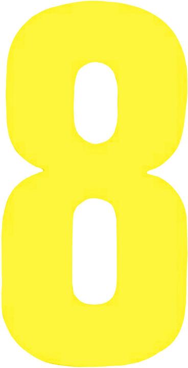 Produktbild Securit No 8 Hi-Vis Bin Number