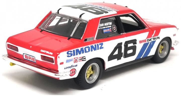 Produktbild Bburago 925730.006 - BRE DATSUN 510 - 1:43 Race