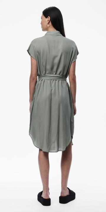 Actual product image Pieces Print blouse dress (S)