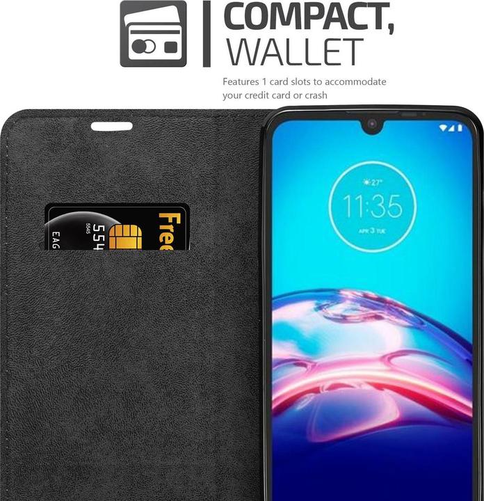 Productafbeelding Cadorabo Boek Onzichtbare Magneethoes (Motorola Moto E6s)