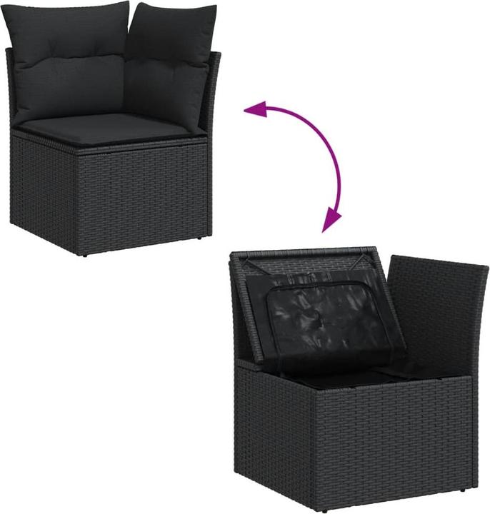 Image du produit VidaXL Ensemble salon de jardin 10 pièces avec coussins
