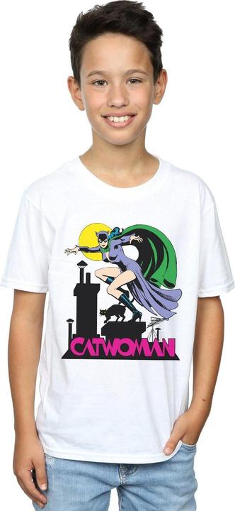 Image du produit - T-shirt CATWOMAN TEXT LOGO - Garçon (140, 146)